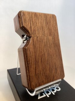 画像1: No.1002 アメリカ ホルゲート社製 WALNUT WOOD SLIM ZIPPO ウォールナット スリム z-6660