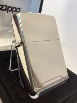 画像1: No.15 HIGH POLISH STERLING SILVER ZIPPO 2008年製 ハイポリッシュスターリングシルバー PLANE プレーン z-6663