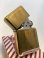 画像2: No.230 ヴィンテージZIPPO 1992年製 FLAT TOP フラットトップ ANTIQUE BRASS アンティークブラス PLANE プレーン z-6664 (2)