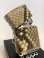 画像2: No.200 レザーシリーズZIPPO WHITH PYTHON ホワイトパイソン(A) 手縫い z-6665 (2)