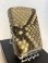 画像1: No.200 レザーシリーズZIPPO WHITH PYTHON ホワイトパイソン(A) 手縫い z-6665 (1)