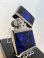 画像3: No.200 推奨品ZIPPO BRUSHED CHROME ブラッシュクローム マーブル調 BLUE COLOR ブルーカラー z-6668 (3)
