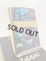 No.200G 推奨品ZIPPO GOLD MIRROR ゴールドミラー 天然シェル z-6671