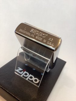 画像4: No.200 ペット&アニマルZIPPO BRUSHED CHROME ブラッシュクローム シルバープレート ネコと花 z-6680