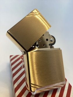 画像2: No.240 FLAT TOP ZIPPO フラットトップ SOLID BRASS ソリッドブラス PLANE プレーン z-6692