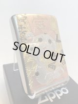 No.200 推奨品ZIPPO BRUSHED CHROME ブラッシュクローム 電鋳板プレート 招き猫 z-6709