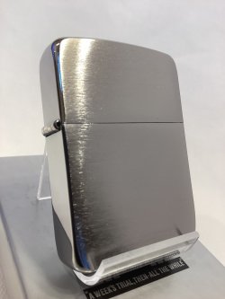 画像1: No.1941レプリカモデルZIPPO BRUSHED CHROME ブラッシュクローム PLANE プレーン z-6718