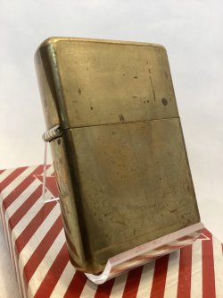 画像1: No.230 ヴィンテージZIPPO 1995年製 ANTIQUE BRASS アンティークブラス PLANE プレーン z-6721