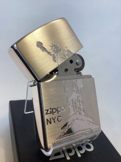 画像2: No.200 ヴィンテージZIPPO 2005年製 SILVER SATIN シルバーサテン 自由の女神 z-6724