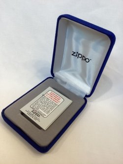 画像2: ZIPPO GOODS アメリカ ZIPPO社製 ベロア化粧箱 スリムタイプ用 空箱 z-6723