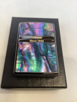 画像5: No.200 推奨品ZIPPO BLACK MIRROR ブラックミラー 天然シェル z-6726