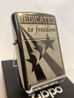 画像1: No.150 NASA&ミリタリーZIPPO BLACK ICE ブラックアイス DEDICATED TO FREEDOM 湾岸戦争 z-6727