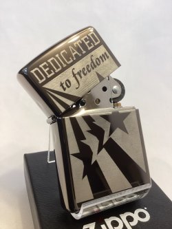 画像2: No.150 NASA&ミリタリーZIPPO BLACK ICE ブラックアイス DEDICATED TO FREEDOM 湾岸戦争 z-6727