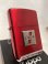 画像1: No.200 たばこ柄 CABIN RED ZIPPO キャビンレッド CABIN METAL キャビンメタル z-6729 (1)