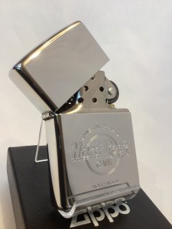 画像2: No.250 ヴィンテージZIPPO 1999年製 HIGH POLISH CHROME ハイポリッシュクローム HARD ROCK CAFE ハードロックカフェ HOLLYWOOD ハリウッド z-6732       