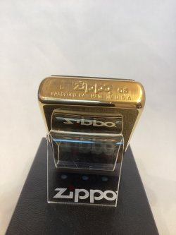 画像4: No.254 ヴィンテージZIPPO 2003年製 SOLID BRASS MIRROR ソリッドブラスミラー INDIAN インディアン METAL PLATE メタルプレート z-6731
