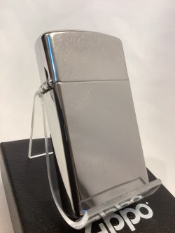 画像1: No.1610 ヴィンテージZIPPO 1995年製 HIGH POLISH CHROME ZIPPO ハイポリッシュクローム SLIM PLANE スリムプレーン z-6743