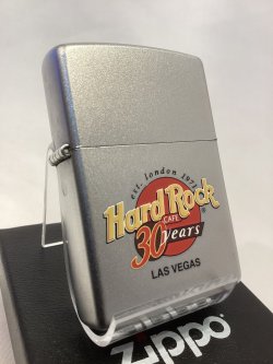 画像1: No.205 記念・限定品 SATIN CHROME ZIPPO サテンクローム HARD ROCK CAFE ハードロックカフェ創立30周年記念ZIPPO z-6741
