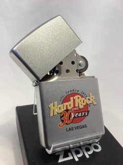 画像2: No.205 記念・限定品 SATIN CHROME ZIPPO サテンクローム HARD ROCK CAFE ハードロックカフェ創立30周年記念ZIPPO z-6741