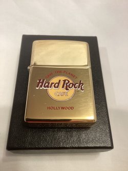 画像5: No.254 ヴィンテージZIPPO 1998年製 SOLID BRASS MIRROR ソリッドブラスミラー HARD ROCK CAFE  ハードロックカフェ HOLLYWOOD ハリウッド z-6740