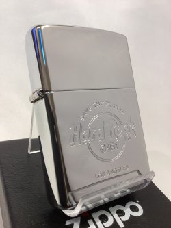 画像1: No.250 ヴィンテージZIPPO 2000年製 HIGH POLISH CHROME ハイポリッシュクローム HARD ROCK CAFE   ハードロックカフェ LOS ANGELES ロサンゼルス z-6739