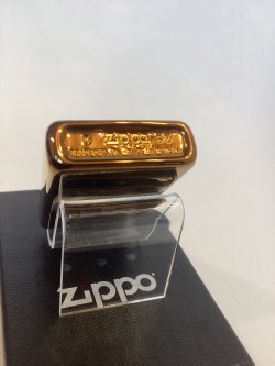 画像4: No.1610 ヴィンテージZIPPO 2003年製 SLIM CHAPAGNE GOLD スリム シャンパンゴールド PLANE プレーン z-6745