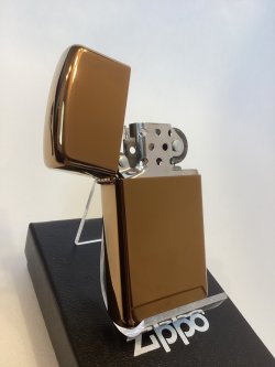 画像2: No.1610 ヴィンテージZIPPO 2003年製 SLIM CHAPAGNE GOLD スリム シャンパンゴールド PLANE プレーン z-6745