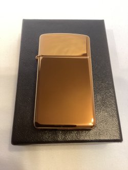 画像5: No.1610 ヴィンテージZIPPO 2003年製 SLIM CHAPAGNE GOLD スリム シャンパンゴールド PLANE プレーン z-6745