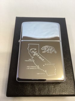 画像5: No.250 ヴィンテージZIPPO 1995年製 HIGH POLISH CHROME ハイポリッシュクローム CALIFORNIA カルフォルニア z-6754