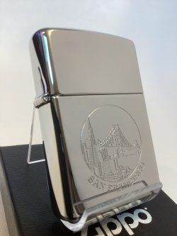 画像1: No.250 ヴィンテージZIPPO 1998年製 HIGH POLISH CHROME ハイポリッシュクローム SAN FRANCISCO サンフランシスコ z-6753