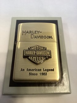 画像5: No.200 HARLAY DIVIDSON ZIPPO ハーレー・ダビッドソン ANTIQUE BRASS アンティークブラス BAR & SHIELD METAL バー&シールドメタル z-6766