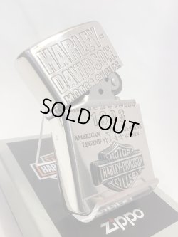 画像2: No.200 HARLAY DIVIDSON ZIPPO ハーレー・ダビッドソン SILVER MIRROR IBUSHI シルバーミラーイブシ BAR & SHIELD METAL バー&シールド メタル z-6772