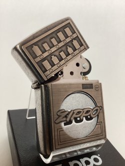 画像2: No.200 推奨品ZIPPO ANTIQUE SILVER BARREL アンティークシルバーバレル COIN HOLDER METAL コインホルダーメタル z-6783