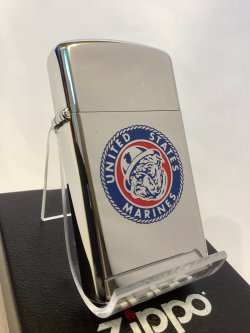 画像1: No.1610 ヴィンテージZIPPO 1977年製 UNITED STATES MARINES ユナイテッド ステイツ マーリンズ ブルドッグ z-6786