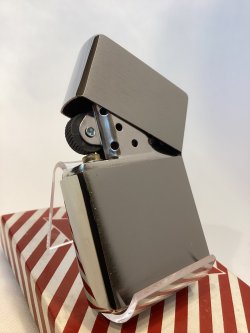 画像3: No.230CC 推奨品ZIPPO FLAT TOP フラットトップ BRUSHED CHROME ブラッシュクローム PLANE プレーン z-6791