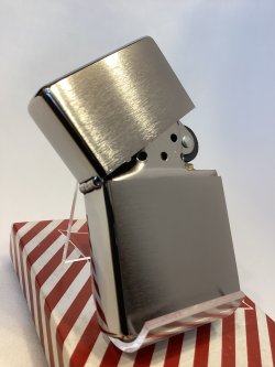 画像2: No.230CC 推奨品ZIPPO FLAT TOP フラットトップ BRUSHED CHROME ブラッシュクローム PLANE プレーン z-6791