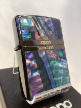 No.200 推奨品ZIPPO BLACK MIRROR ZIPPO ブラックミラー 天然シェル z-6792
