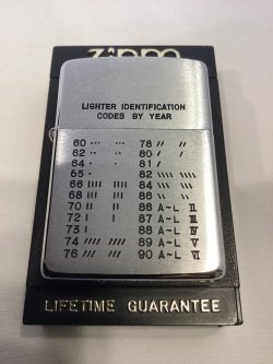 画像5: No.200 ヴィンテージZIPPO 1989年製 BRUSHED CHROME ブラッシュクローム ZIPPO LIGHTER IDENTIFICATION  ジッポーライター アイデンティティケーション z-6820
