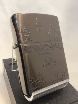 画像1: No.200 ファッションブランドシリーズZIPPO BLACK SATIN ブラックサテン MICHIKO LONDON ミチコロンドン z-6822