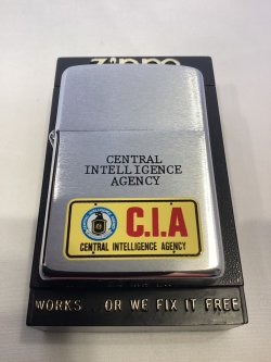 画像5: No.200 ヴィンテージZIPPO 1981年製 BRUSHED CHROME ブラッシュクローム CENTRAL INTELLIGENCE AGENCY セントラル インテリジェンス エイジェンシー z-6825