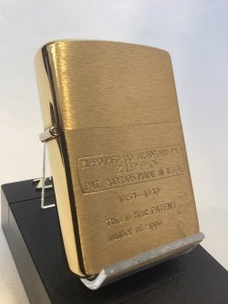 画像1: No.204 ヴィンテージZIPPO 1983年製 BRUSHED SOLID BRASS ブラッシュソリッドブラス BOTTOM STAMP ボトムスタンプ z-6831