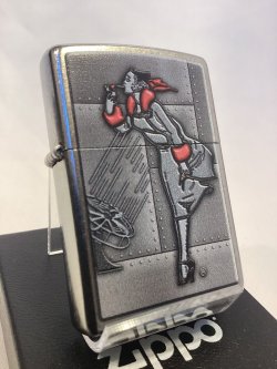 画像1: No.207 WINDY ZIPPO ウィンディ STREET CHROME ストリートクローム z-6837
