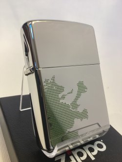 画像1: No.250 トライアルZIPPO HIGH POLISH CHROME ハイポリッシュクローム R.NEWBOLD アール・ニューボルド RAMPANT LION ランパント・ライオン z-6841