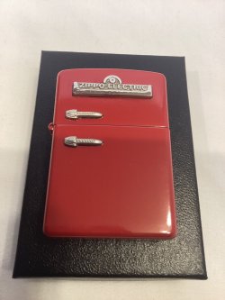 画像6: No.200 トライアルZIPPO RED LACQUER レッドラッカー シリアルNo.0000 RETRO REFRIGERATOR レトロ 冷蔵庫 z-6844