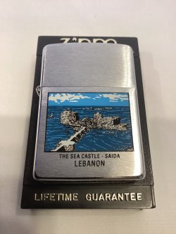 画像5: No.200 ヴィンテージZIPPO 1994年製 BRUSHED CHROME ブラッシュクローム THE SEA CASTLE SAIDA LEBANON レバノン共和国 z-6856