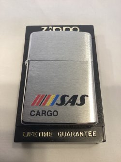 画像5: No.200 企業ロゴシリーズZIPPO BRUSHED CHROME ブラッシュクローム SAS CARGO LOGO z-6866