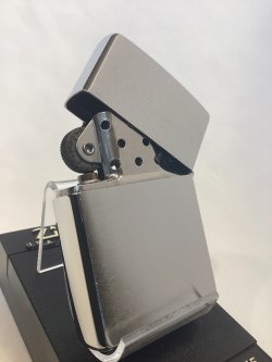 画像3: No.200 ヴィンテージZIPPO 1991年製 BRUSHED CHROME ブラッシュクローム ROSSBOROUGH LOGO ロスボロー ロゴ z-6872