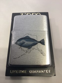 画像5: No.200 ヴィンテージZIPPO 1993年製 BRUSHED CHROME ブラッシュクローム ALASKAN FISH HALIBUT アラスカンフィッシュ ハリバット(オヒョウ) z-6875