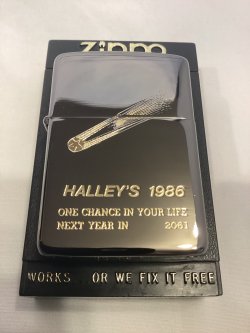 画像5: No.200 記念・限定品ZIPPO BLACK MIRROR ブラックミラー ハレー彗星大接近記念ZIPPO z-6874