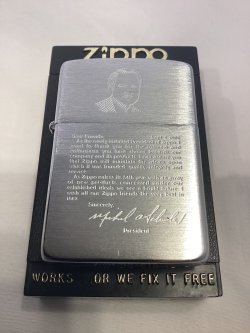 画像5: No.200 ヴィンテージZIPPO 1986年製 BRUSHED CHROME ブラッシュクローム ZIPPO社三代目社長 メッセージ z-6878